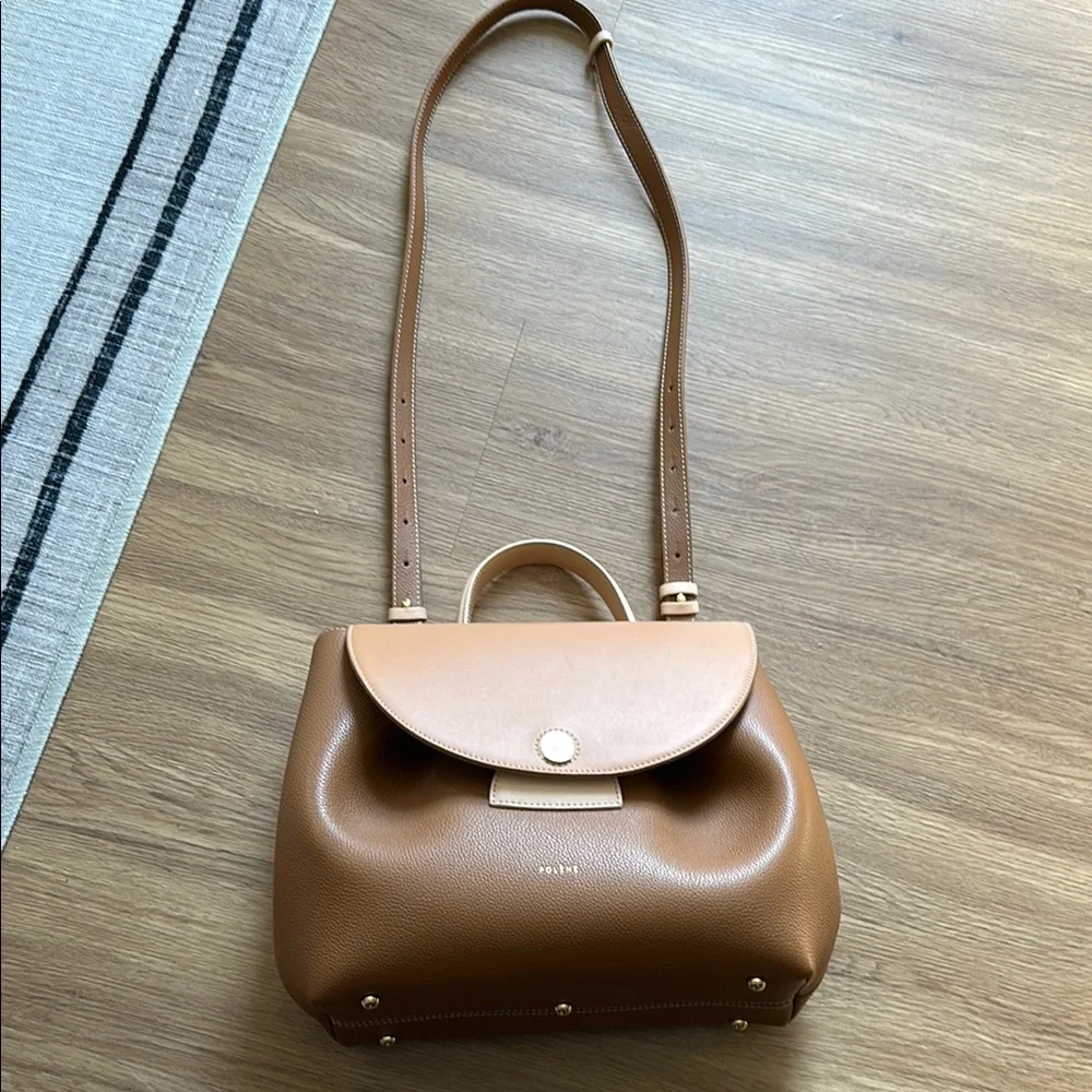 Tan Leather Women's Bag - Picture 4 of 4